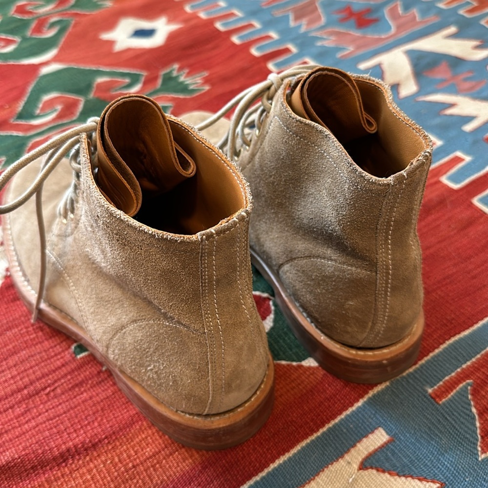 Saint Laurent Suede Lace Boots - Picture 5 of 10